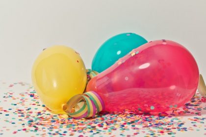 Ballonger i olika färger
